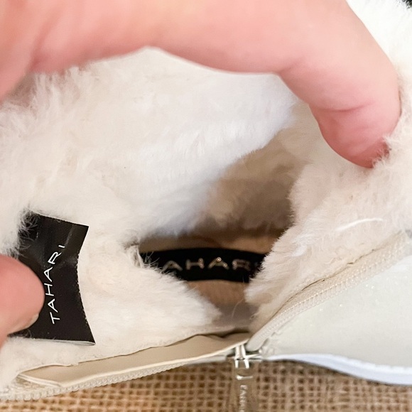 Tahari Toddler Mable Shimmer Fur-Lined Winter Boots - Picture 7 of 9